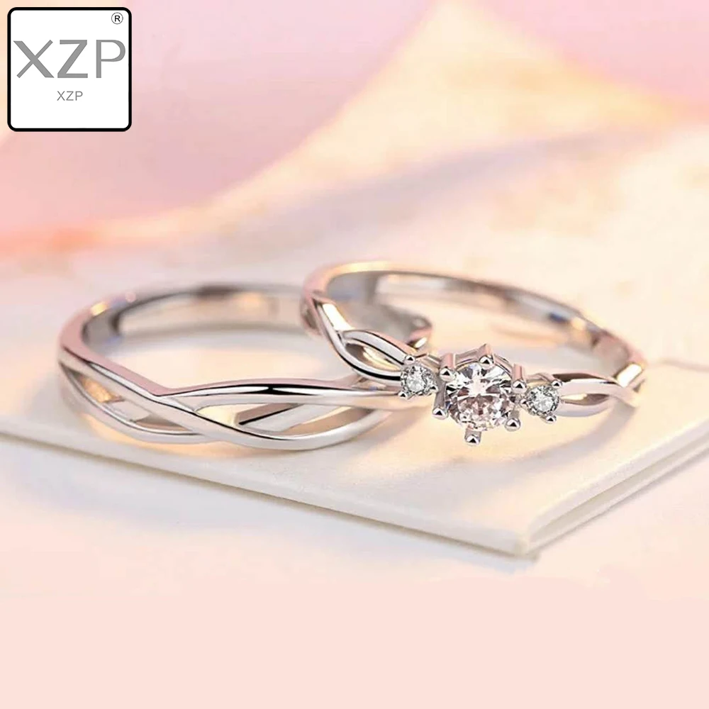 XZP S925 Zircon Adjustable Ring Hollow Endless Love Lovers Couples Rings for Women Men Engagement Wedding Jewelry Gifts
XZP S925 Zircon Adjustable Ring Hollow Endless Love Lovers Couples Rings for Women Men Engagement Wedding Jewelry Gifts