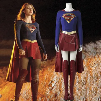 Supergirl Cosplay Costume Outfit Movie Superhero Halloween Women Adult Kara Zor-El Danvers Costume Custom Made With Boots
Supergirl Cosplay Costume Outfit Movie Superhero Halloween Women Adult Kara Zor-El Danvers Costume Custom Made With Boots