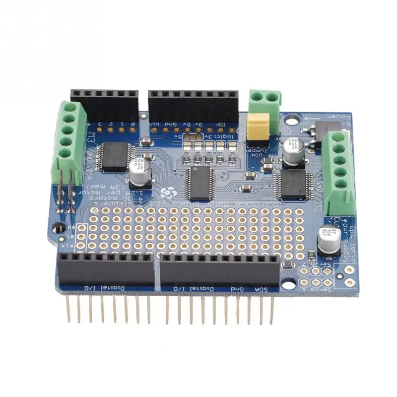Multi-function Four-way TB6612 Stepper Motor Module Servo Driver Shield Board Tools Accessory
Multi-function Four-way TB6612 Stepper Motor Module Servo Driver Shield Board Tools Accessory
