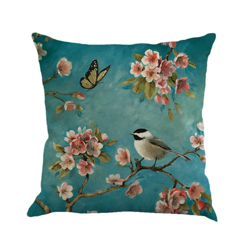45*45cm Birds Cushion Home Car Decorative Pillows Butterfly Almofada /Coussin / Linen Cojines Decoration Cushions
45*45cm Birds Cushion Home Car Decorative Pillows Butterfly Almofada /Coussin / Linen Cojines Decoration Cushions