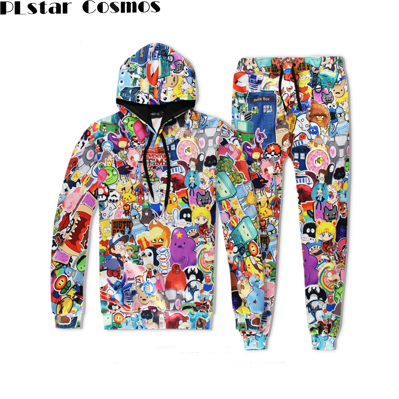 PLstar Cosmos 2017 Newest Superior quality Men/Women Hoodies Cartoon Adventure Time 3d print Hip hop casual Hoodies+pants
PLstar Cosmos 2017 Newest Superior quality Men/Women Hoodies Cartoon Adventure Time 3d print Hip hop casual Hoodies+pants