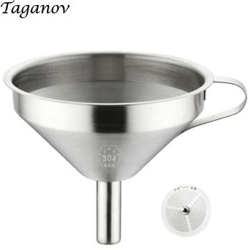 Functional Stainless Steel Kitchen Oil Honey Funnel with Detachable Strainer Filter for Perfume Liquid Water Tools for Bar Wine
Functional Stainless Steel Kitchen Oil Honey Funnel with Detachable Strainer Filter for Perfume Liquid Water Tools for Bar Wine