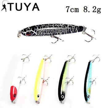 1pc topwater Pencil Fishing Lure 7cm 8.2g Popper Floating top water Artificial Minnow Hard Bait squid catfish bass Pike
1pc topwater Pencil Fishing Lure 7cm 8.2g Popper Floating top water Artificial Minnow Hard Bait squid catfish bass Pike