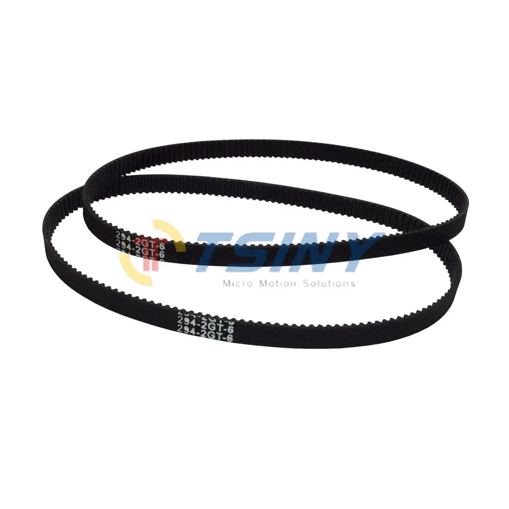 HTD GT2 Round Loop Timing Belt Rubber 2GT Length 294mm Width 6mm Pitch 2mm Teeth Number 147 Pack of 10pcs for 3D Printer
HTD GT2 Round Loop Timing Belt Rubber 2GT Length 294mm Width 6mm Pitch 2mm Teeth Number 147 Pack of 10pcs for 3D Printer