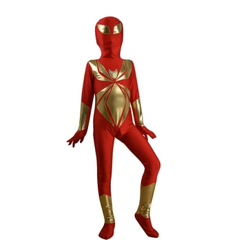 (AL933) Red And Gold Child Iron Spider Armor Kids Size Superhero Costume Pattern Zentai Suit Spiderman Halloween Costume
(AL933) Red And Gold Child Iron Spider Armor Kids Size Superhero Costume Pattern Zentai Suit Spiderman Halloween Costume
