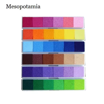 DIY Scrapbooking Albums Multicolor Candy 6 Gradient Color Ink pad Rubber Stamp Fabric Inkpad for Decoration Stamps Arts Craft
DIY Scrapbooking Albums Multicolor Candy 6 Gradient Color Ink pad Rubber Stamp Fabric Inkpad for Decoration Stamps Arts Craft