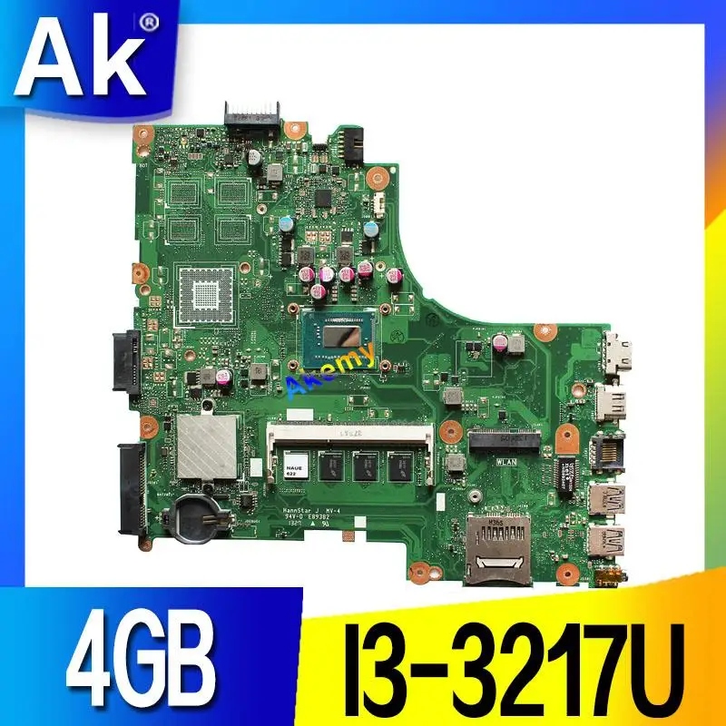 Akemy For Asus X450CC X450CA A450C X450C Motherboard with i3-4010U cpu 4GB memory
Akemy For Asus X450CC X450CA A450C X450C Motherboard with i3-4010U cpu 4GB memory