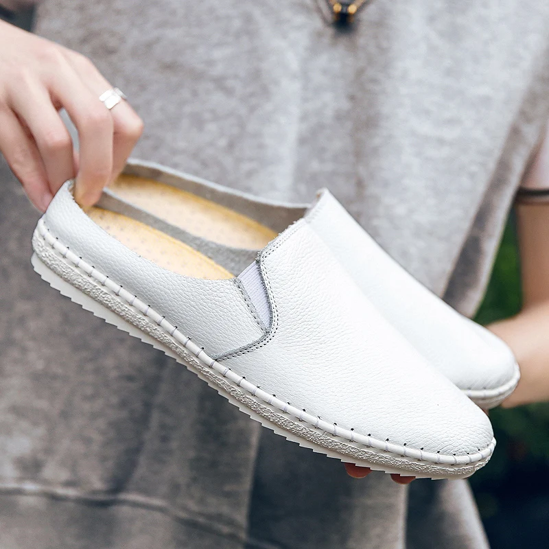 JMaiou 2019 Brand Men Leather Driving Shoes Casual Slip-on Summer Breathable Beach Sandals Slippers Lazy Flats Men Loafers C4
JMaiou 2019 Brand Men Leather Driving Shoes Casual Slip-on Summer Breathable Beach Sandals Slippers Lazy Flats Men Loafers C4