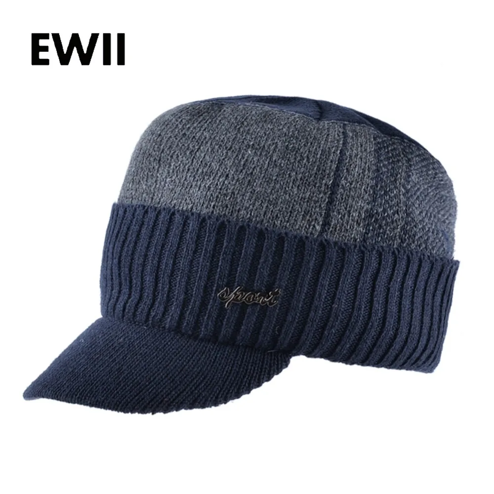 

2017 Winter baseball caps men flat hip hop cap women knitted trucker hats skullies for men knit snapback hat gorro feminino