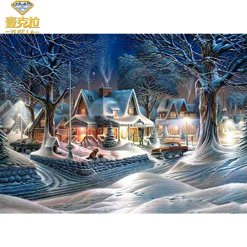 Daimond Painting Village Snow Scene Painting Cross Stitch Home Decor Full Square Drill Rhinestones Mosaic Diamond Embroidery
Daimond Painting Village Snow Scene Painting Cross Stitch Home Decor Full Square Drill Rhinestones Mosaic Diamond Embroidery