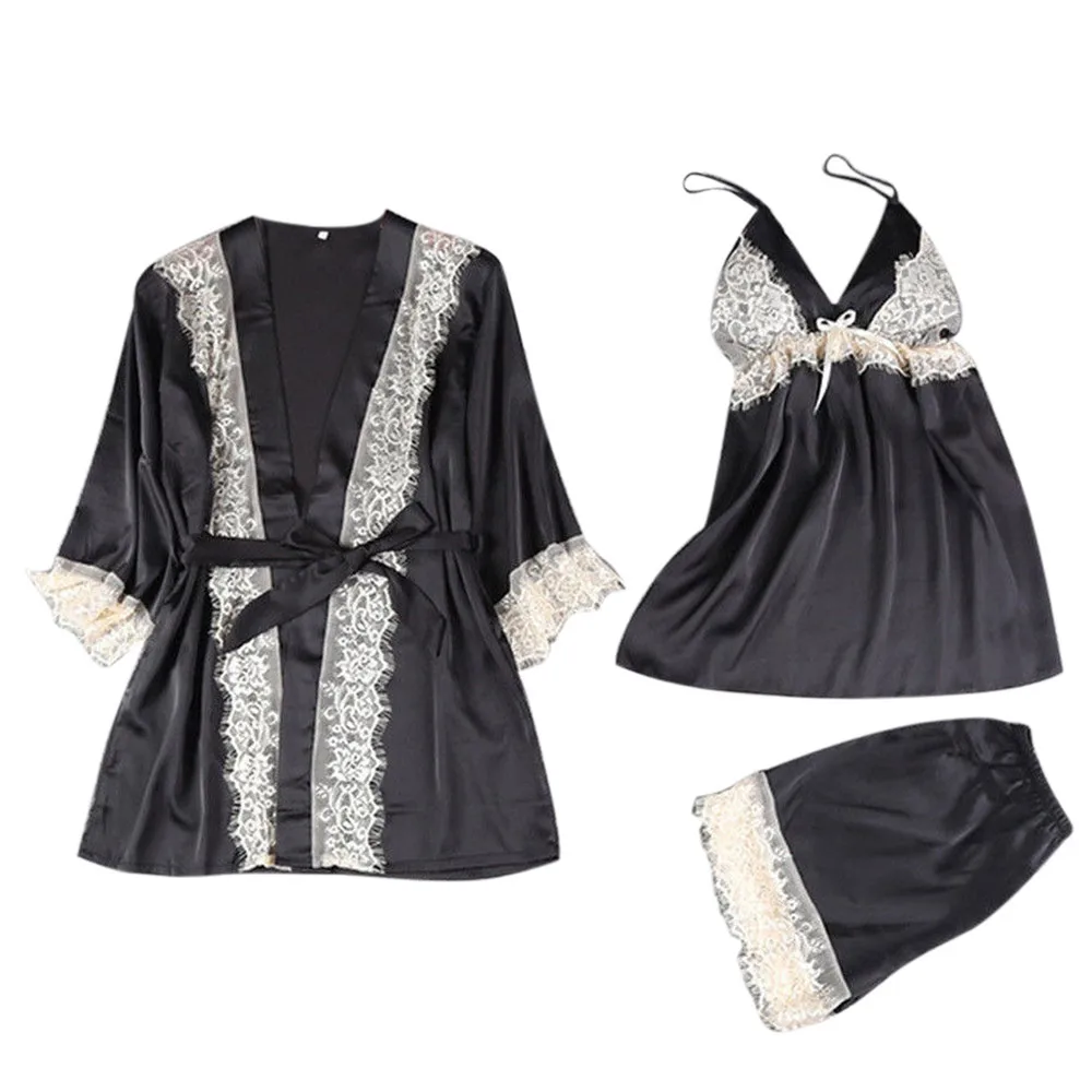 2019 Fashion Women Newest Sexy Nightgown Female Sweet Princess Sleeping Grown Sets Silk Satin Night Dress sleepwear women
2019 Fashion Women Newest Sexy Nightgown Female Sweet Princess Sleeping Grown Sets Silk Satin Night Dress sleepwear women
