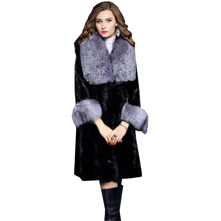 S-6XL New Fashion S-6XL High Imitation Mink Fur Coat Women Long-style Female Winter Clothing Plus Size Faux Fur Overcoat
S-6XL New Fashion S-6XL High Imitation Mink Fur Coat Women Long-style Female Winter Clothing Plus Size Faux Fur Overcoat