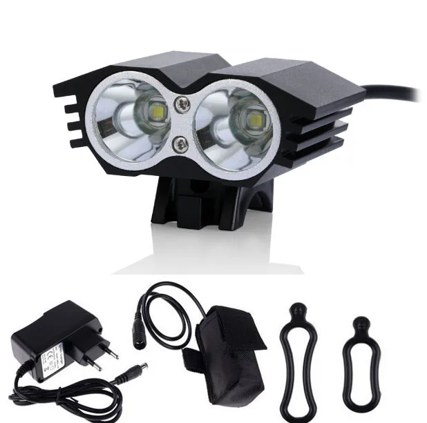 Bicycle Light Waterproof 2400 Lumen 2x CREE XML U2 LED Headlight Bike Lamp HeadLight Headlamp + 6400mAh Battery Pack + Charger
Bicycle Light Waterproof 2400 Lumen 2x CREE XML U2 LED Headlight Bike Lamp HeadLight Headlamp + 6400mAh Battery Pack + Charger
