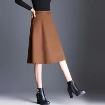 Autumn Winter Woolen Skirt Women Elegant High Waist A-Line Skirt Female Work Formal Skirt Casual Skirts Womens
Autumn Winter Woolen Skirt Women Elegant High Waist A-Line Skirt Female Work Formal Skirt Casual Skirts Womens