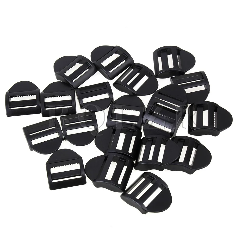 BQLZR 20pcs Plastic Ladder Lock Slider Side Release Buckles For 25mm Straps Webbing
BQLZR 20pcs Plastic Ladder Lock Slider Side Release Buckles For 25mm Straps Webbing