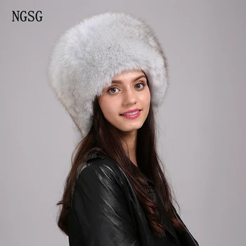 NGSG Winter White Big Hat Genuine Fox Fur Hats Knitted Warm Ears Skullies Beanies Raccoon Fur Caps for Russian New Arrival H002
NGSG Winter White Big Hat Genuine Fox Fur Hats Knitted Warm Ears Skullies Beanies Raccoon Fur Caps for Russian New Arrival H002