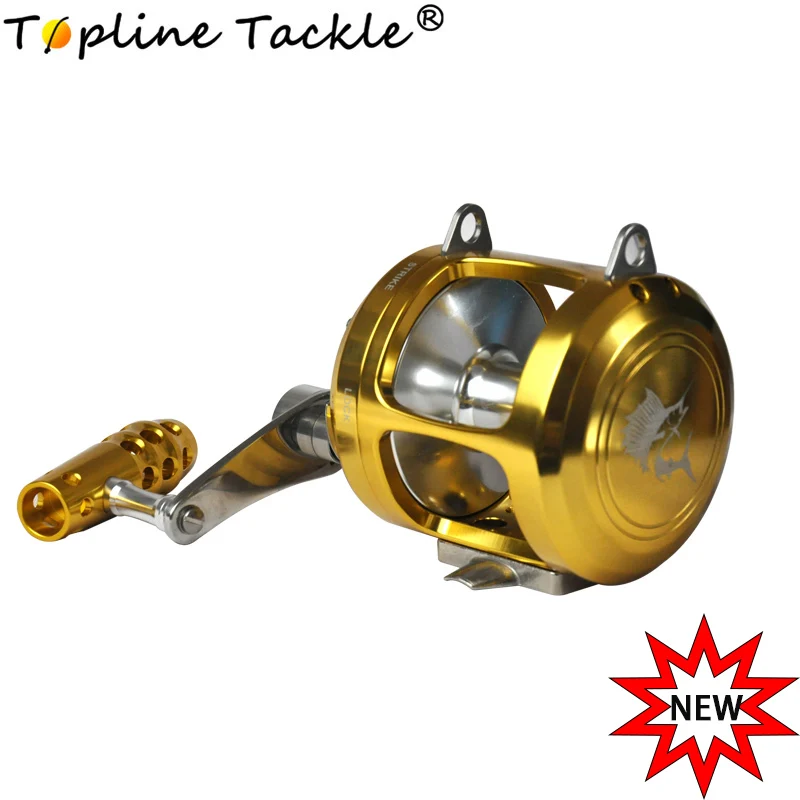 Topline Tackle 30 II Speed Fishing Reels Level Wind Trolling Reel Conventional Jigging Reel for Saltwater Big Game Fishing
Topline Tackle 30 II Speed Fishing Reels Level Wind Trolling Reel Conventional Jigging Reel for Saltwater Big Game Fishing