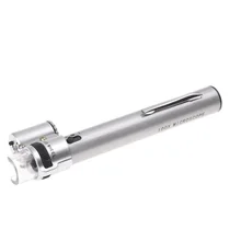 Pen type 100X microscope with LED light adjustable focus multi-function micro with pen hanging microscope magnifying glass
Pen type 100X microscope with LED light adjustable focus multi-function micro with pen hanging microscope magnifying glass