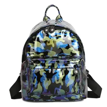 Mini Backpack Fashion Camouflage Print Travel Backpacks Casual Women School Bag Bright PU Leather Knapsack Preppy Style Rucksack
Mini Backpack Fashion Camouflage Print Travel Backpacks Casual Women School Bag Bright PU Leather Knapsack Preppy Style Rucksack