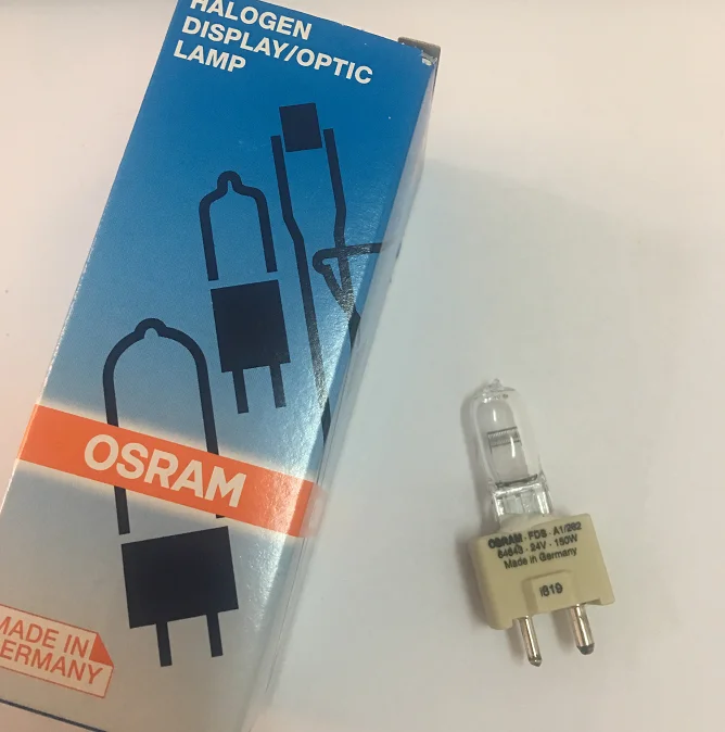 Для 2 pcsOSRAM FDS 64643 24V150W A1/262 Стоматологическая лампа, NAED 54277 24 V 150 W GY9.5 галогенные лампы, зубные свет стул, коллиматорный освещения
Для 2 pcsOSRAM FDS 64643 24V150W A1/262 Стоматологическая лампа, NAED 54277 24 V 150 W GY9.5 галогенные лампы, зубные свет стул, коллиматорный освещения