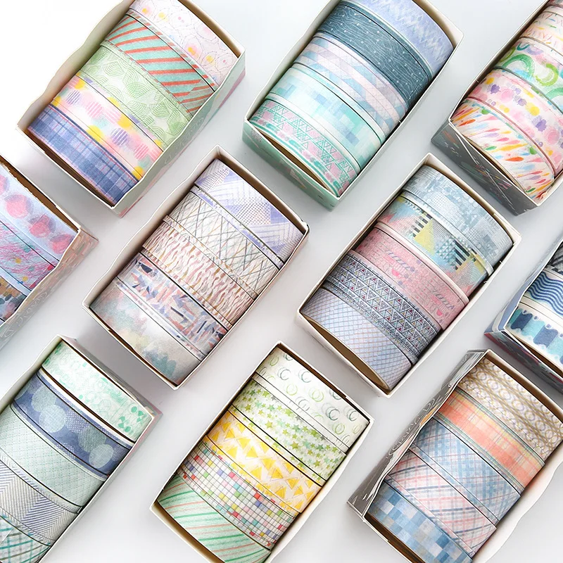 9 Roll/set Washi Masking Tape Set Flower Scrapbooking Tape DIY Craft Decor for Diary Album Stationery School Supplies Stickers
9 Roll/set Washi Masking Tape Set Flower Scrapbooking Tape DIY Craft Decor for Diary Album Stationery School Supplies Stickers