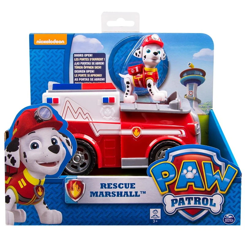 Original Nickelodeon Paw Patrol Rescue Marshall Spin Master Pup Rescue Vehicle Toy Set Anime Action Figure Toys Kid Gifts
Original Nickelodeon Paw Patrol Rescue Marshall Spin Master Pup Rescue Vehicle Toy Set Anime Action Figure Toys Kid Gifts