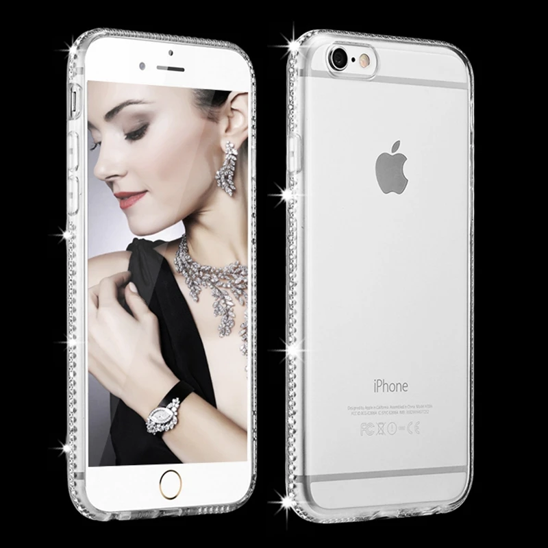 For iphone 7 8 plus XS MAX XR X 7plus 8plus Case Bling Rhinestone Clear Soft Cover for iphone 6 s 6S Plus iphone 5S 5 SE Cases
For iphone 7 8 plus XS MAX XR X 7plus 8plus Case Bling Rhinestone Clear Soft Cover for iphone 6 s 6S Plus iphone 5S 5 SE Cases