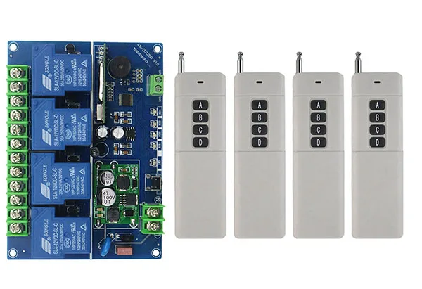 DC12V 24V 36V 48V 4CH 30A RF беспроводной пульт дистанционного управления реле света/лампы/окна/гаражные двери жалюзи проекционный экран
DC12V 24V 36V 48V 4CH 30A RF беспроводной пульт дистанционного управления реле света/лампы/окна/гаражные двери жалюзи проекционный экран