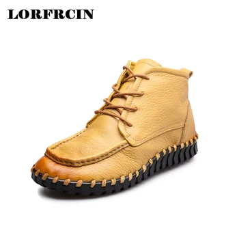 Shoes Women Retro Boots Handmade Ankle Boots Flat Boots Real Genuine Leather Shoes Lace up Women Shoes Plus Size 41
Shoes Women Retro Boots Handmade Ankle Boots Flat Boots Real Genuine Leather Shoes Lace up Women Shoes Plus Size 41