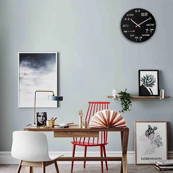 2019 Modern Home Decor Acrylic Wall Clock Math Equations Wall Mounted Clock Quartz Needles Home Garden Horloge Watch
2019 Modern Home Decor Acrylic Wall Clock Math Equations Wall Mounted Clock Quartz Needles Home Garden Horloge Watch