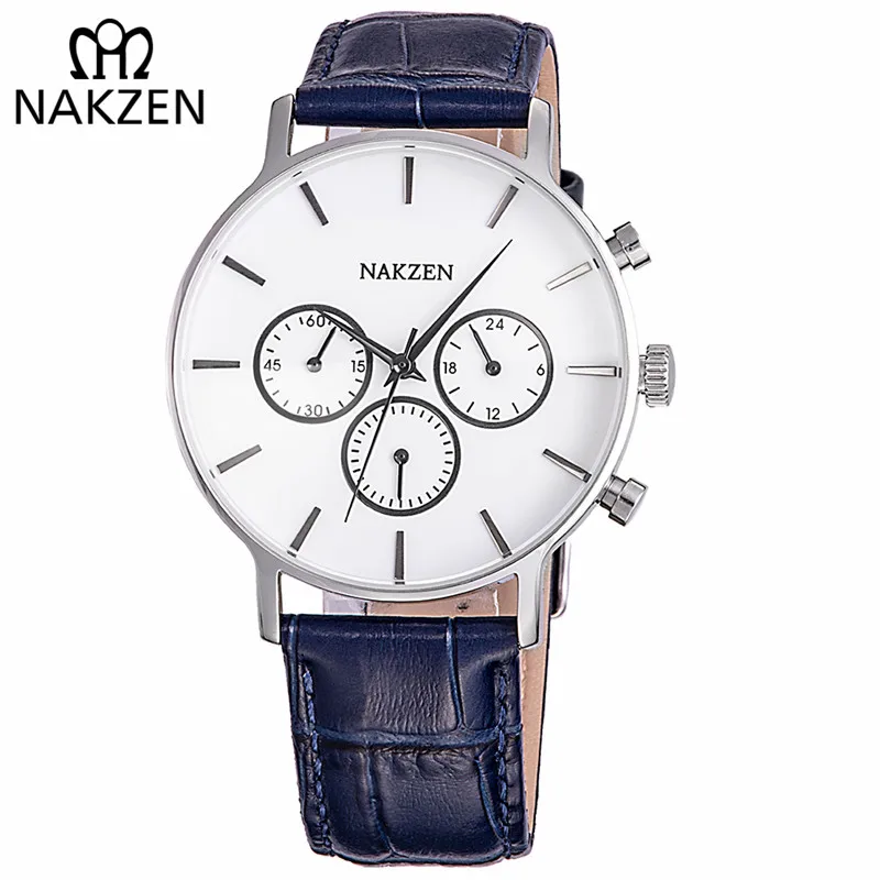 NAKZEN Men Fashion Sport Quartz Simple Clock Business Mens Watches Top Brand Luxury Waterproof Wrist Watch Relogio Masculino
NAKZEN Men Fashion Sport Quartz Simple Clock Business Mens Watches Top Brand Luxury Waterproof Wrist Watch Relogio Masculino