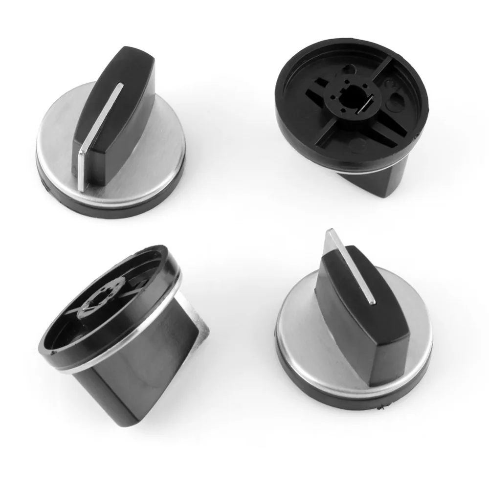 CAPSULONE NEW 4pcs Kitchen Gas Stove Cooker Oven Control Rotary Switch Knobs Black Silver Tone
CAPSULONE NEW 4pcs Kitchen Gas Stove Cooker Oven Control Rotary Switch Knobs Black Silver Tone