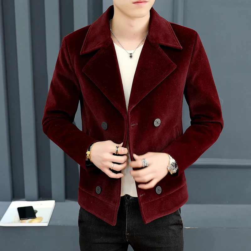 2018 Winter Jackets Mens Double-breasted Jackets Mens Pleuche Bomber Jackets Casacas Para Hombre Thick Velvet Chaquetas Casual
2018 Winter Jackets Mens Double-breasted Jackets Mens Pleuche Bomber Jackets Casacas Para Hombre Thick Velvet Chaquetas Casual
