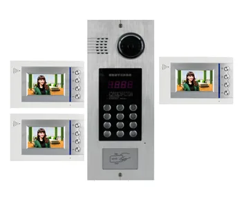 XinSiLu Building Home security Video Intercom System 4.3" LCD Video Door Phone IR Home Video Doorbell For 3-Apartments 1 Doors
XinSiLu Building Home security Video Intercom System 4.3" LCD Video Door Phone IR Home Video Doorbell For 3-Apartments 1 Doors