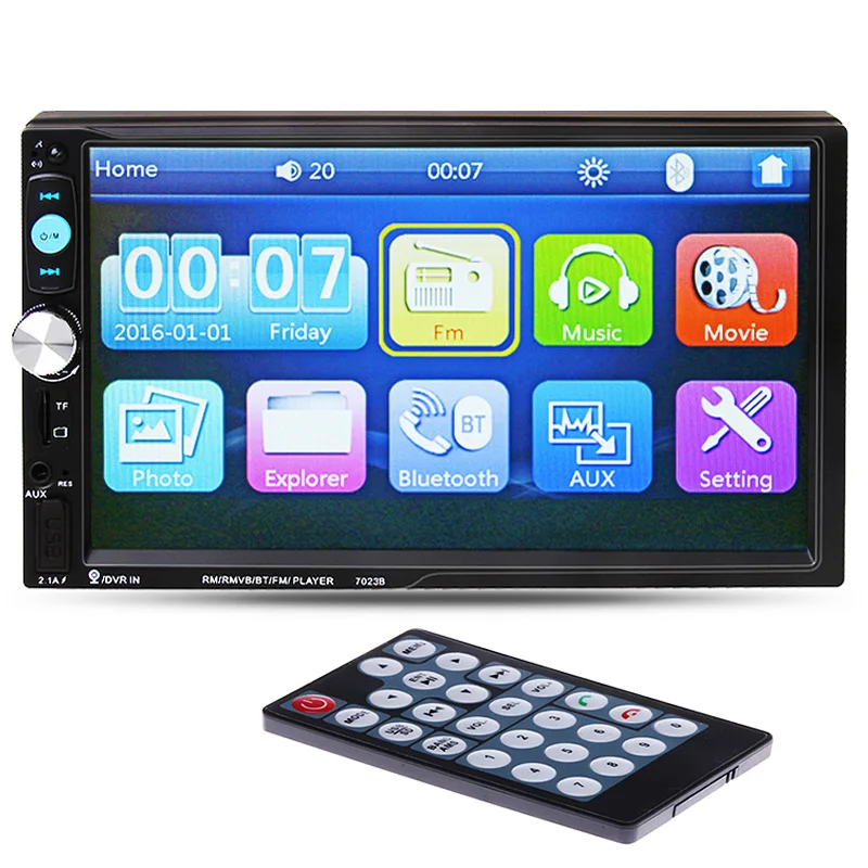 Car MP5 Player 7'' HD Touch Screen Bluetooth Phone Stereo Radio FM/1080P/MP4/MP3/Audio/Video USB Auto Electronics In Dash 2 Din
Car MP5 Player 7'' HD Touch Screen Bluetooth Phone Stereo Radio FM/1080P/MP4/MP3/Audio/Video USB Auto Electronics In Dash 2 Din