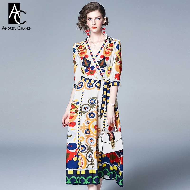 M-XXL spring summer woman dress colorful geometric pattern print white dress with sash waist belt v-neck 3/4 sleeve long dress
M-XXL spring summer woman dress colorful geometric pattern print white dress with sash waist belt v-neck 3/4 sleeve long dress