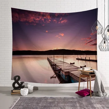 Trestle Bridge Rosy Clouds Scene Sights Sea Home Outdoor Decorative Outdoor Tapestry Wall Hanging Sheets Picnic Cloth Decor Gift
Trestle Bridge Rosy Clouds Scene Sights Sea Home Outdoor Decorative Outdoor Tapestry Wall Hanging Sheets Picnic Cloth Decor Gift