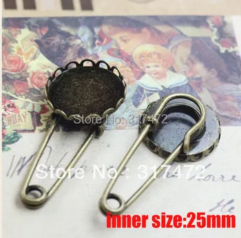 Free shipping!!! Fit 25mm Antique Bronze Brass Metal Clothe Brooch Pin Safety Pin Brooch Findings
Free shipping!!! Fit 25mm Antique Bronze Brass Metal Clothe Brooch Pin Safety Pin Brooch Findings