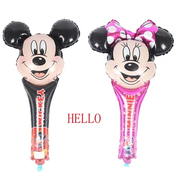 Mickey hand foil Balloons minnie stick balloon 50pcs 66*39cm party supplies with clapper ballon Cheer globos toys for babies
Mickey hand foil Balloons minnie stick balloon 50pcs 66*39cm party supplies with clapper ballon Cheer globos toys for babies