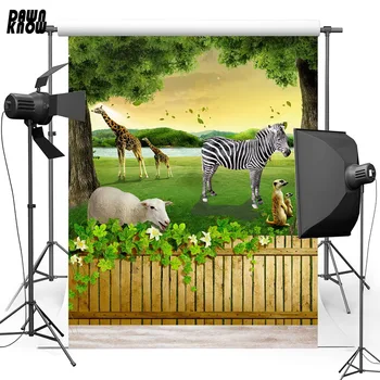 DAWNKNOW Zebra Giraffe Vinyl Photography Background For Kids Fence New Fabric Polyester Backdrop For Family Photo Studio S2438
DAWNKNOW Zebra Giraffe Vinyl Photography Background For Kids Fence New Fabric Polyester Backdrop For Family Photo Studio S2438