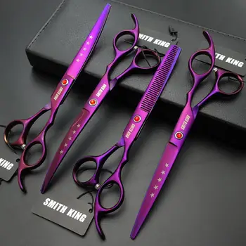 SMITH KING Professional animal Hairdressing scissors/Pet grooming scissors 7"Straight&Curved scissors&6.5"Thinning scissors+case
SMITH KING Professional animal Hairdressing scissors/Pet grooming scissors 7"Straight&Curved scissors&6.5"Thinning scissors+case