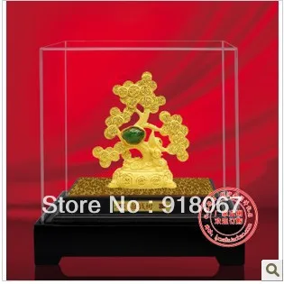 YZ-R065 24K gold craft/ Gold Handicraft/corporate gift/fengshui Chinea tradition office wealth tree with jade statue
YZ-R065 24K gold craft/ Gold Handicraft/corporate gift/fengshui Chinea tradition office wealth tree with jade statue
