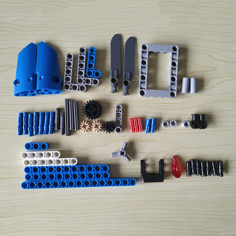 54PCS Technic Beam Panel Pin Connecoters Axle Liftarm DIY Model Building Blocks Bricks Bulk Parts Compatible with MOC Brick Gear
54PCS Technic Beam Panel Pin Connecoters Axle Liftarm DIY Model Building Blocks Bricks Bulk Parts Compatible with MOC Brick Gear