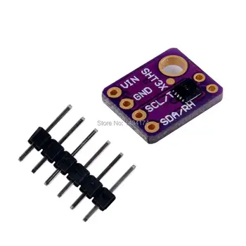WQScosea Q8S-171 I2C Interface SHT31 SHT31-D Analog Temperature Humidity Sensor Breakout Weather Board 2.5-5V DC For Arduino
WQScosea Q8S-171 I2C Interface SHT31 SHT31-D Analog Temperature Humidity Sensor Breakout Weather Board 2.5-5V DC For Arduino