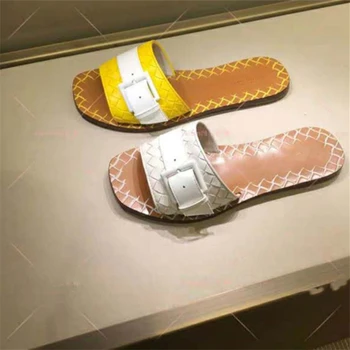 Weaving Slides Trend Beach Shoes Women Casual Zapatos De Mujer Summer Flat Shoes Leisure Zapatillas Mujer New Open Toe Slippers
Weaving Slides Trend Beach Shoes Women Casual Zapatos De Mujer Summer Flat Shoes Leisure Zapatillas Mujer New Open Toe Slippers