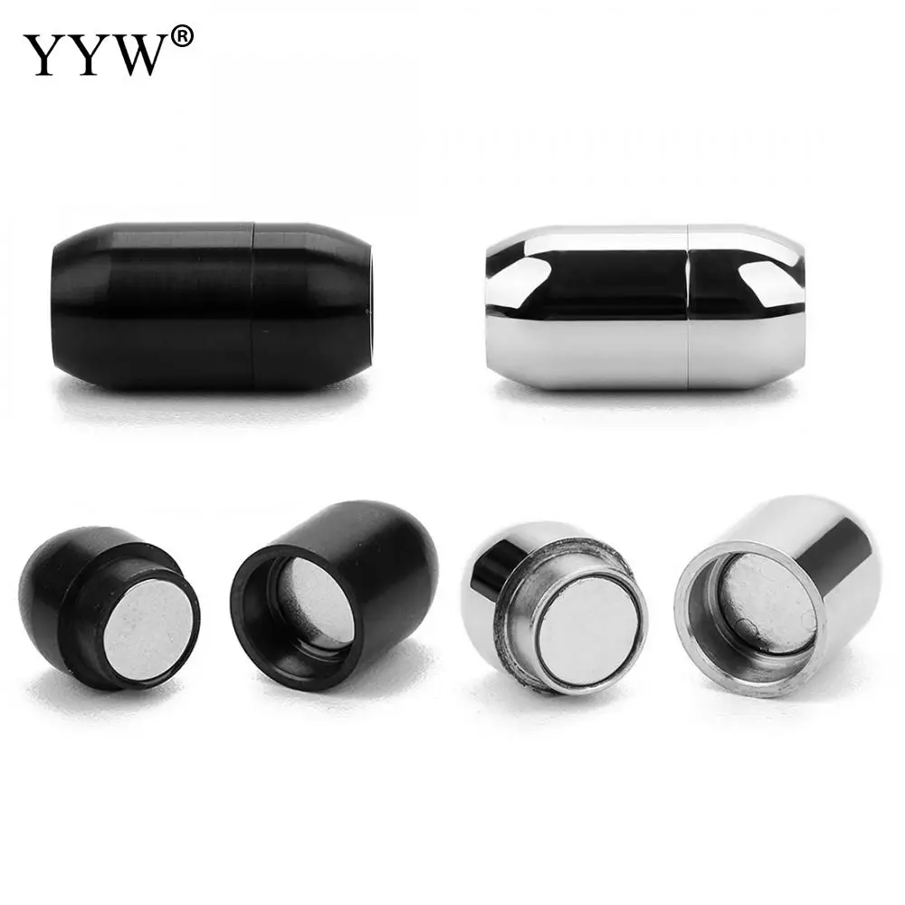 2PCs/Bag Stainless Steel Magnetic Clasps 3 4 5 6 8mm Leather Cord Connectors For Bracelet Jewelry Making Findings Accessories
2PCs/Bag Stainless Steel Magnetic Clasps 3 4 5 6 8mm Leather Cord Connectors For Bracelet Jewelry Making Findings Accessories
