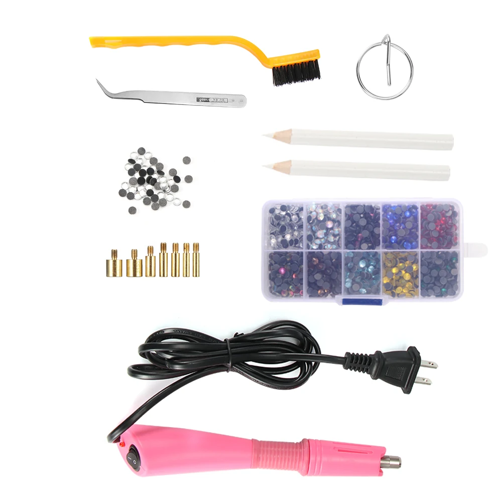 Hotfix Applicator DIY Hot Fix Rhinestone Applicator Wand Setter Tool Kit with 7 Different Sizes Tips EU/US Plug
Hotfix Applicator DIY Hot Fix Rhinestone Applicator Wand Setter Tool Kit with 7 Different Sizes Tips EU/US Plug