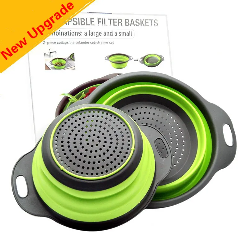 1Pc Silicone Folding Drain Basket 4Colors Creative Retractable Silicone Fruit Vegetable Colander Kitchen Storage Gadgets Sieve
1Pc Silicone Folding Drain Basket 4Colors Creative Retractable Silicone Fruit Vegetable Colander Kitchen Storage Gadgets Sieve