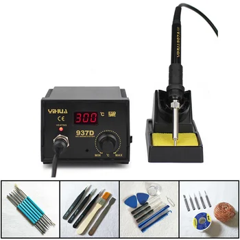 YIHUA 937D High Quality Constant Temperature Antistatic Soldering Station Digital Display Thermostat Electric Welding Station
YIHUA 937D High Quality Constant Temperature Antistatic Soldering Station Digital Display Thermostat Electric Welding Station