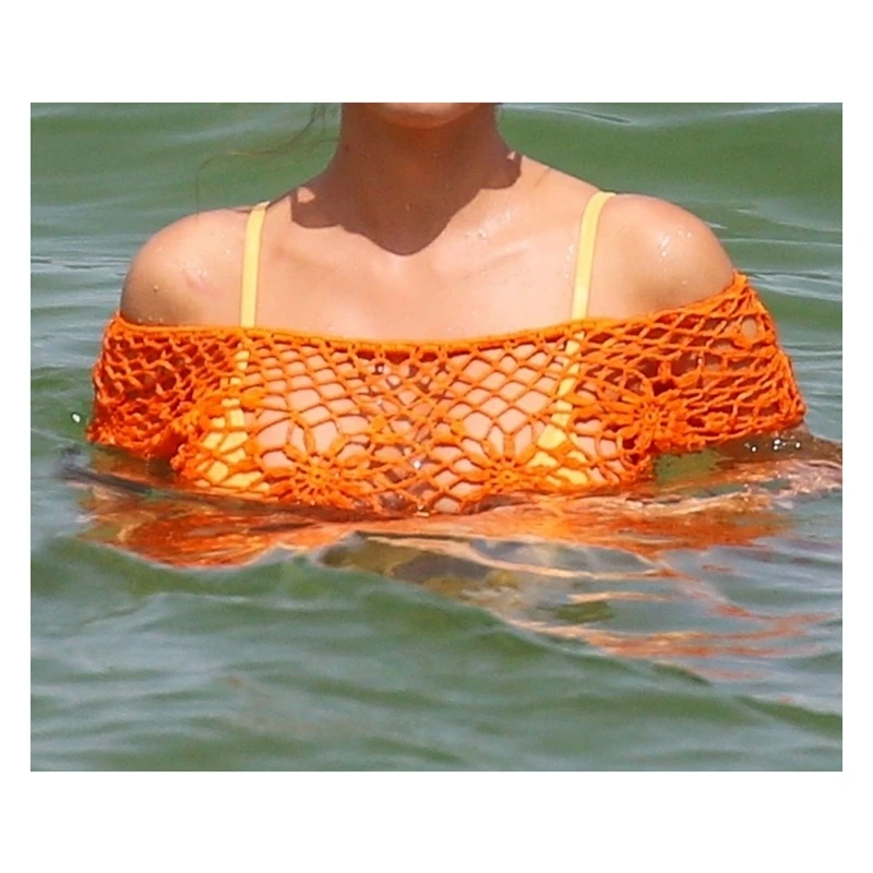 emily-sears-in-an-off-the-shoulder-crochet-dress-and-bikini-on-the-beach-in-miami-08-09-2018-6_